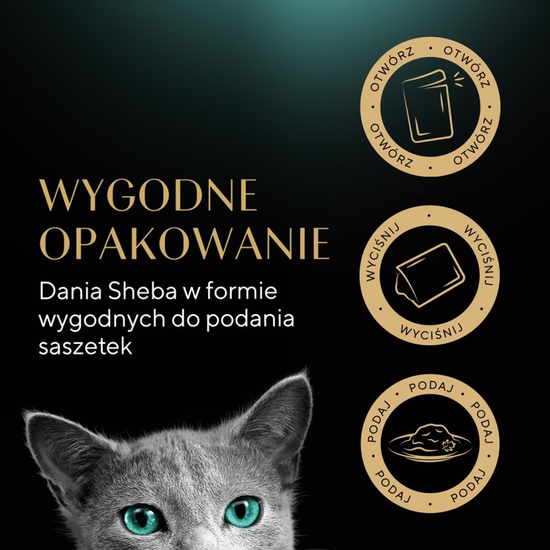 SHEBA Delicacy Poultry Flavours in jelly - wet cat food - 80x 85 g SHEBA Delicacy Poultry Flavours in jelly - wet cat food - 80x 85 g