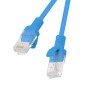 PATCHCORD KAT.6 UTP 0.25M NIEBIESKI FLUKE PASSED LANBERG 10-PACK