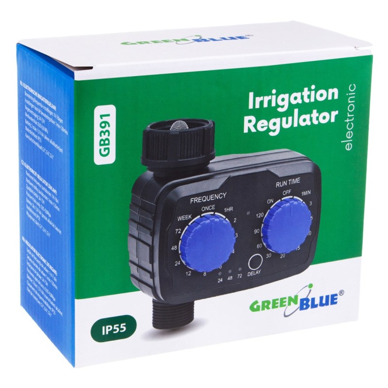 GreenBlue electronic irrigation controller, programmer, power 2x 1.5V AA, GB391 GreenBlue electronic irrigation controller, programmer, power 2x 1.5V AA, GB391