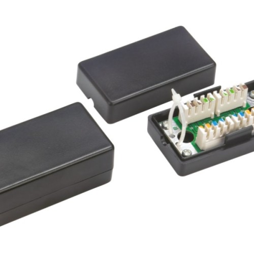 Alantec WTM06 network junction box Cat5e Black Alantec WTM06 network junction box Cat5e Black