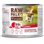 RAW PALEO Duoprotein Beef & Rabbit Puppy - wet dog food - 200g
