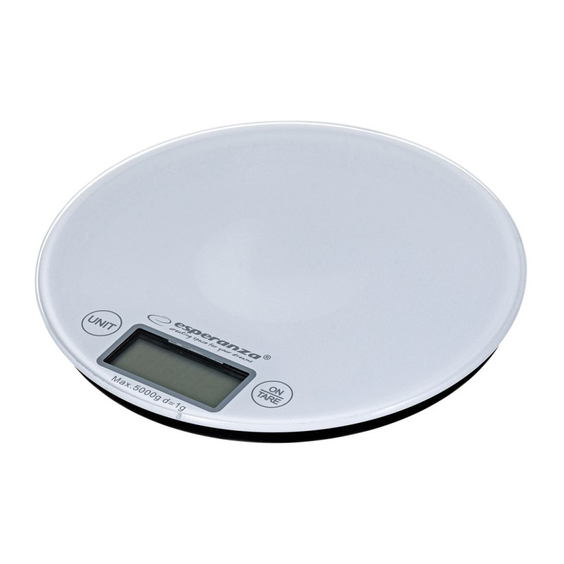 Esperanza EKS003W Electronic Kitchen Scale White Round Esperanza EKS003W Electronic Kitchen Scale White Round