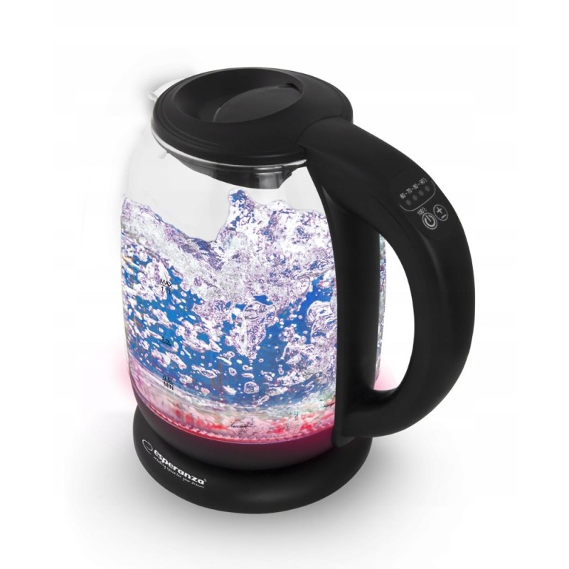 Esperanza EKK027 electric kettle 1.7 L Black,Transparent 2200 W Esperanza EKK027 electric kettle 1.7 L Black,Transparent 2200 W