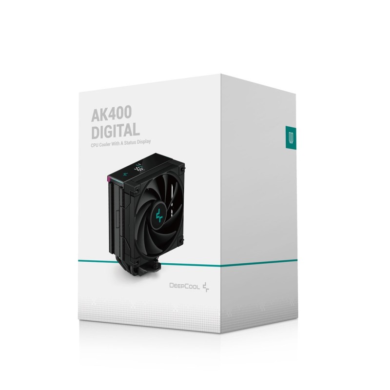 DeepCool AK400 DIGITAL Processor Air cooler 12 cm Black 1 pc(s) DeepCool AK400 DIGITAL Processor Air cooler 12 cm Black 1 pc(s)