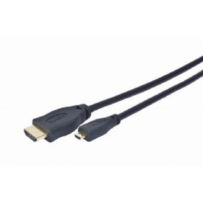 Gembird 1.8m HDMI-M/micro HDMI-M HDMI cable HDMI Type A (Standard) HDMI Type D (Micro) Black Gembird 1.8m HDMI-M/micro HDMI-M HDMI cable HDMI Type A (Standard) HDMI Type D (Micro) Black