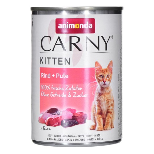 ANIMONDA Carny Kitten Beef Turkey - wet cat food - 400 g ANIMONDA Carny Kitten Beef Turkey - wet cat food - 400 g