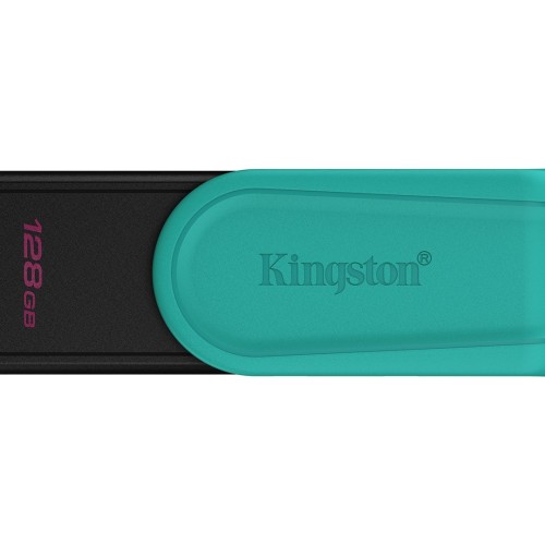 Kingston Technology DataTraveler 128GB Portable USB 3.2 Gen 1 Exodia S (Black/Turquoise)