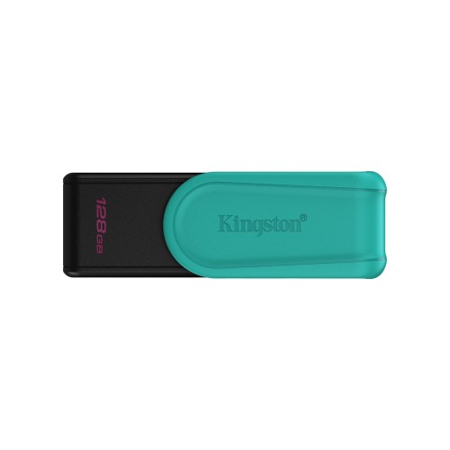 Kingston Technology DataTraveler 128GB Portable USB 3.2 Gen 1 Exodia S (Black/Turquoise)