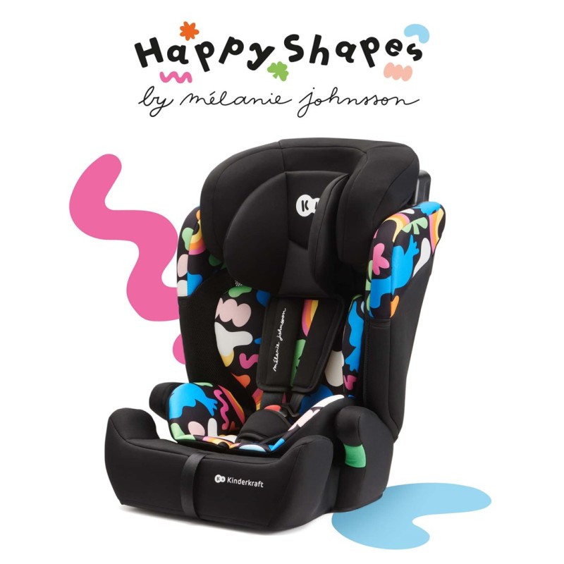 Kinderkraft COMFORT UP I-SIZE baby car seat (9 - 36 kg; 15 months - 12 years) Happy Shapes Kinderkraft COMFORT UP I-SIZE baby car seat (9 - 36 kg; 15 months - 12 years) Happy Shapes