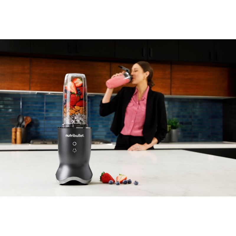 NutriBullet NB1206DGCC blender 0.9 L Tabletop blender 1200 W Black, Transparent