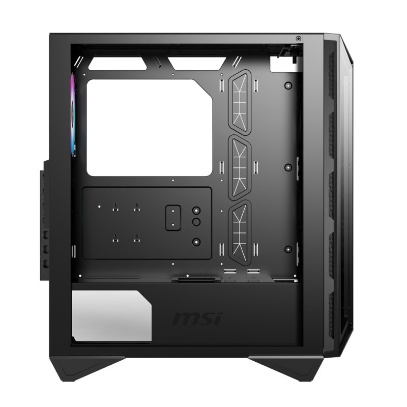 MSI MPG GUNGNIR 110R Mid Tower Gaming Computer Case Black, USB 3.2 Gen2 Type C, 4x 120mm ARGB Fan, Mystic Light Sync, 1 to 6 ARGB Control board, 2x Tempered Glass Panels, ATX, mATX, mini-ITX MSI MPG GUNGNIR 110R Mid Tower Gaming Computer Case Black, USB 3.2 Gen2 Type C, 4x 120mm ARGB Fan, Mystic Light Sync, 1 to 6 ARGB Control board, 2x Tempered Glass Panels, ATX, mATX, mini-ITX