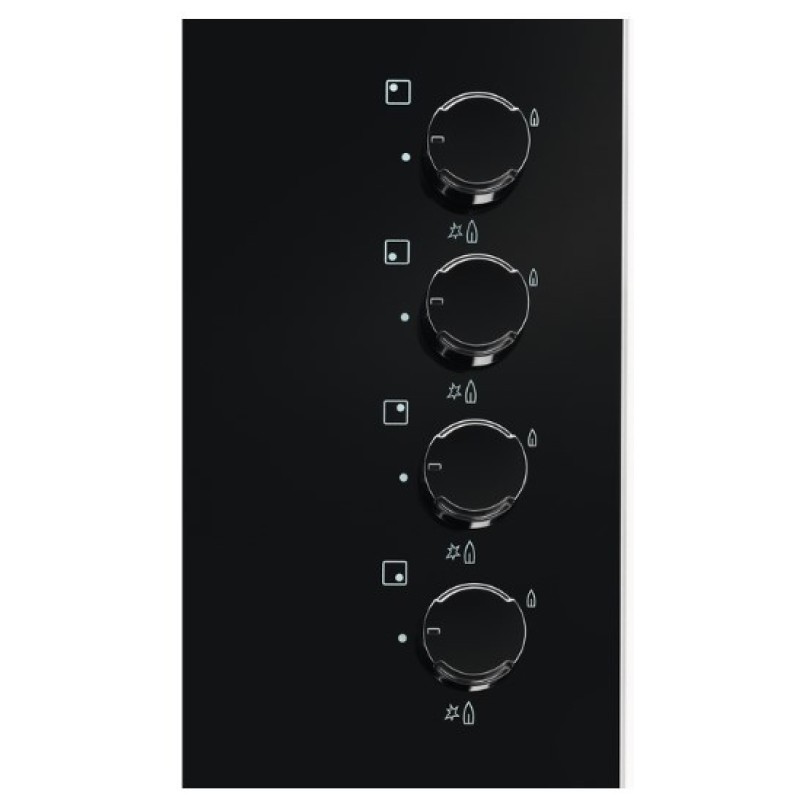 Electrolux EGG6407K Black Built-in 59 cm Gas 4 zone(s) Electrolux EGG6407K Black Built-in 59 cm Gas 4 zone(s)