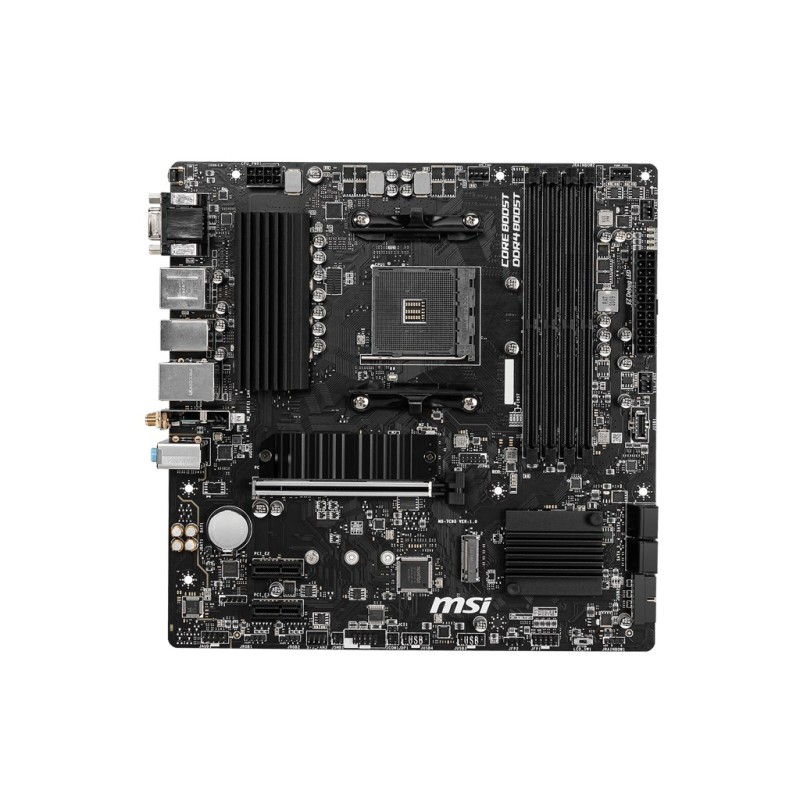 MSI B550M PRO-VDH WIFI motherboard AMD B550 Socket AM4 micro ATX MSI B550M PRO-VDH WIFI motherboard AMD B550 Socket AM4 micro ATX