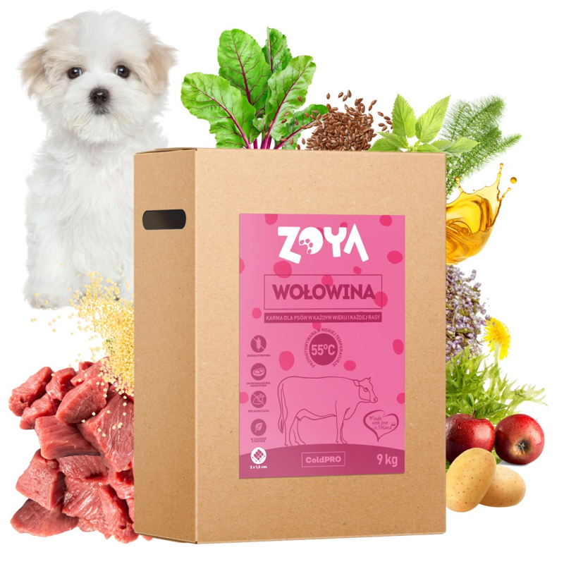 ZOYA ColdPRO Beef - dry dog food - 9kg