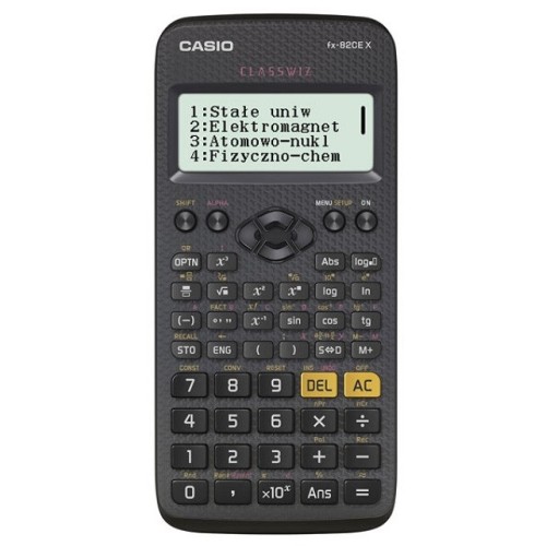 CASIO CALCULATOR SCIENTIFIC FX 82CEX BLACK, 12-DIGIT DISPLAY CASIO CALCULATOR SCIENTIFIC FX 82CEX BLACK, 12-DIGIT DISPLAY