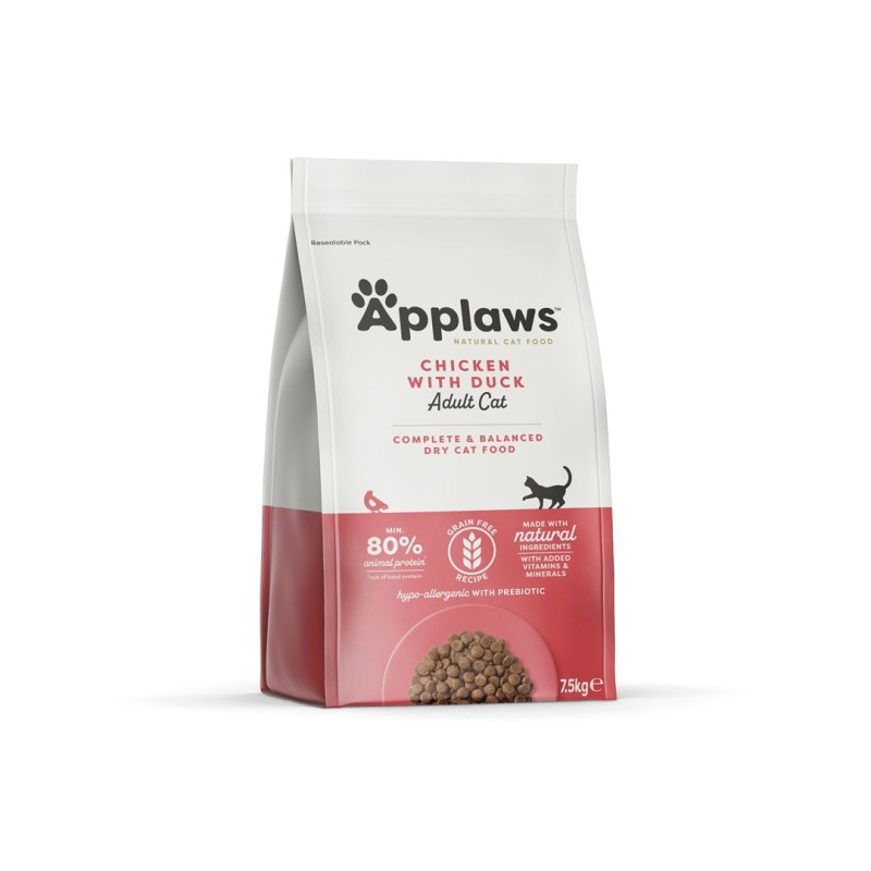 APPLAWS Cat Chicken and duck - dry cat food - 7,5 kg APPLAWS Cat Chicken and duck - dry cat food - 7,5 kg