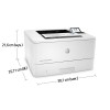 HP LaserJet Enterprise M406dn, Black and white, Printer for Business, Print, Compact Size; Strong Security; Two-sided printing; Energy Efficient; Front-facing USB printing HP LaserJet Enterprise M406dn, Black and white, Printer for Business, Print, Compact Size; Strong Security; Two-sided printing; Energy Efficient; Front-facing USB printing