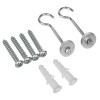 Maclean MC-923 Set of 2 hangers for projection screens, max. load 25KG (for set), steel Maclean MC-923 Set of 2 hangers for projection screens, max. load 25KG (for set), steel