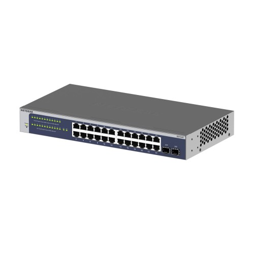 NETGEAR GS724Tv6 Managed Gigabit Switch (GS724T-600EUS) 26P NETGEAR GS724Tv6 Managed Gigabit Switch (GS724T-600EUS) 26P