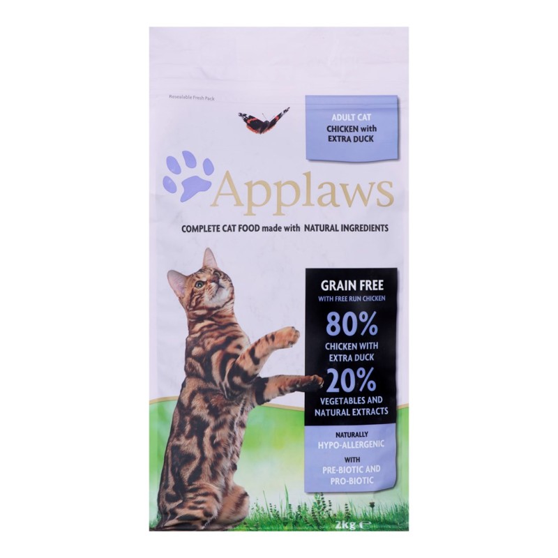 APPLAWS Cat Chicken and duck - dry cat food - 2 kg APPLAWS Cat Chicken and duck - dry cat food - 2 kg