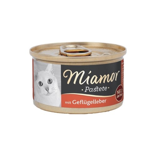 MIAMOR Meat pâté with poultry and liver - cat treats - 85g MIAMOR Meat pâté with poultry and liver - cat treats - 85g