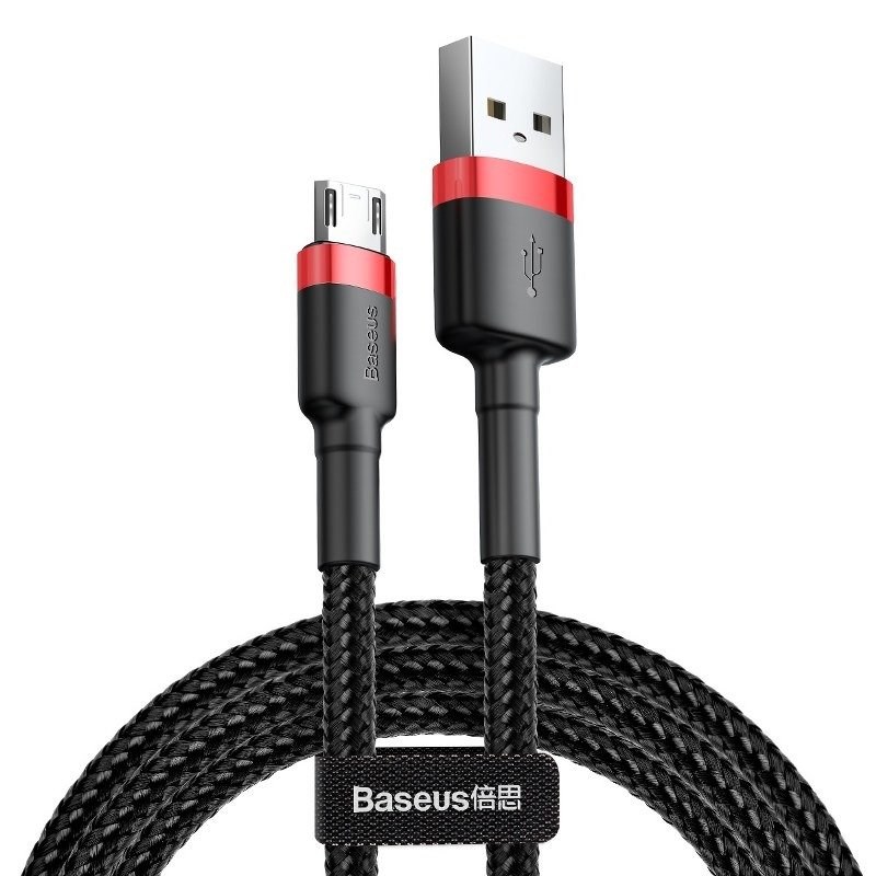 Cable Micro USB Baseus Cafule 1.5A 2m (red & black) Cable Micro USB Baseus Cafule 1.5A 2m (red & black)