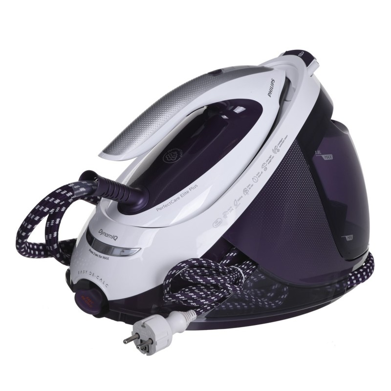 Philips GC9660/30 steam ironing station 2700 W 1.8 L T-ionicGlide soleplate Purple, White Philips GC9660/30 steam ironing station 2700 W 1.8 L T-ionicGlide soleplate Purple, White