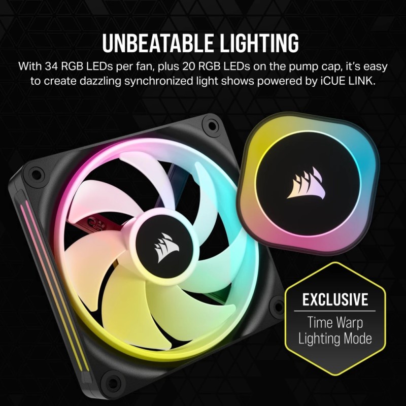 Corsair H100I Processor Liquid cooling kit 12 cm Black Corsair H100I Processor Liquid cooling kit 12 cm Black