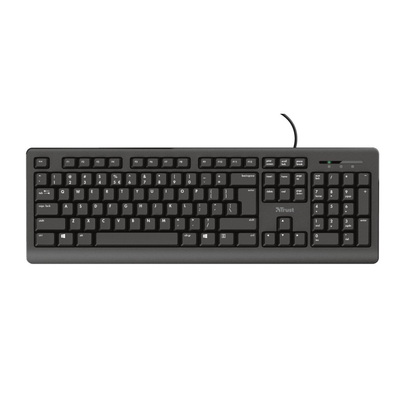 Trust Primo keyboard USB QWERTY US English Black Trust Primo keyboard USB QWERTY US English Black