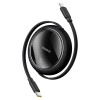 Baseus Free2Pull Expandable USB C to iP Ligtning fast charging cable 1 m 20 W Black