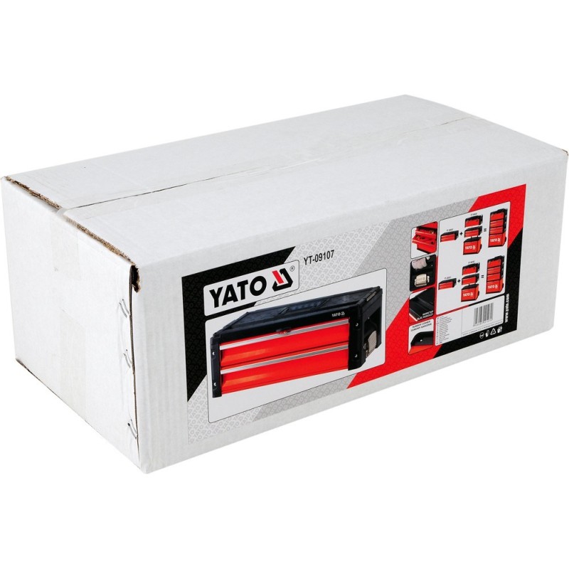 Yato YT-09107 small parts/tool box Metal Black, Red Yato YT-09107 small parts/tool box Metal Black, Red
