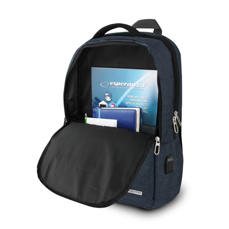 Esperanza ET196 Laptop Backpack 15.6'' Blue Esperanza ET196 Laptop Backpack 15.6'' Blue