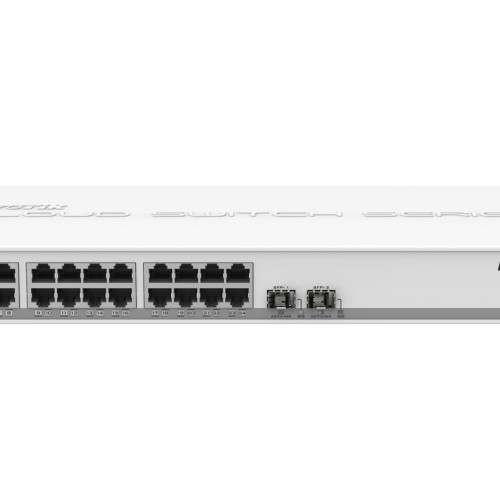 Mikrotik CSS326-24G-2S+RM network switch Managed Gigabit Ethernet (10/100/1000) Power over Ethernet (PoE) 1U White Mikrotik CSS326-24G-2S+RM network switch Managed Gigabit Ethernet (10/100/1000) Power over Ethernet (PoE) 1U White