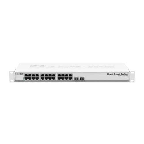 Mikrotik CSS326-24G-2S+RM network switch Managed Gigabit Ethernet (10/100/1000) Power over Ethernet (PoE) 1U White Mikrotik CSS326-24G-2S+RM network switch Managed Gigabit Ethernet (10/100/1000) Power over Ethernet (PoE) 1U White