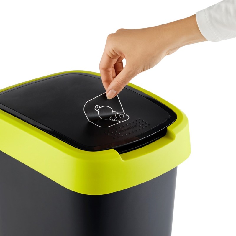 ROTHO Twist Lime - trash bin – 10l ROTHO Twist Lime - trash bin – 10l