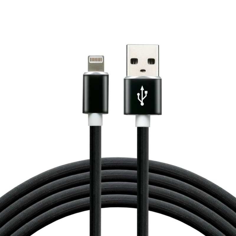 everActive cable USB Lightning 1m - Black, silicone, quick charge, 2,4A - CBS-1IB everActive cable USB Lightning 1m - Black, silicone, quick charge, 2,4A - CBS-1IB