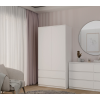 Topeshop SZAFA MALWA B bedroom wardrobe/closet 5 shelves 2 door(s) White