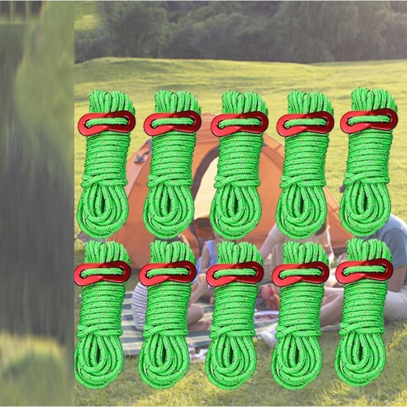 Naturehike reflective tent climbing lines 4 X 4M NH15A001-G-GREEN Naturehike reflective tent climbing lines 4 X 4M NH15A001-G-GREEN