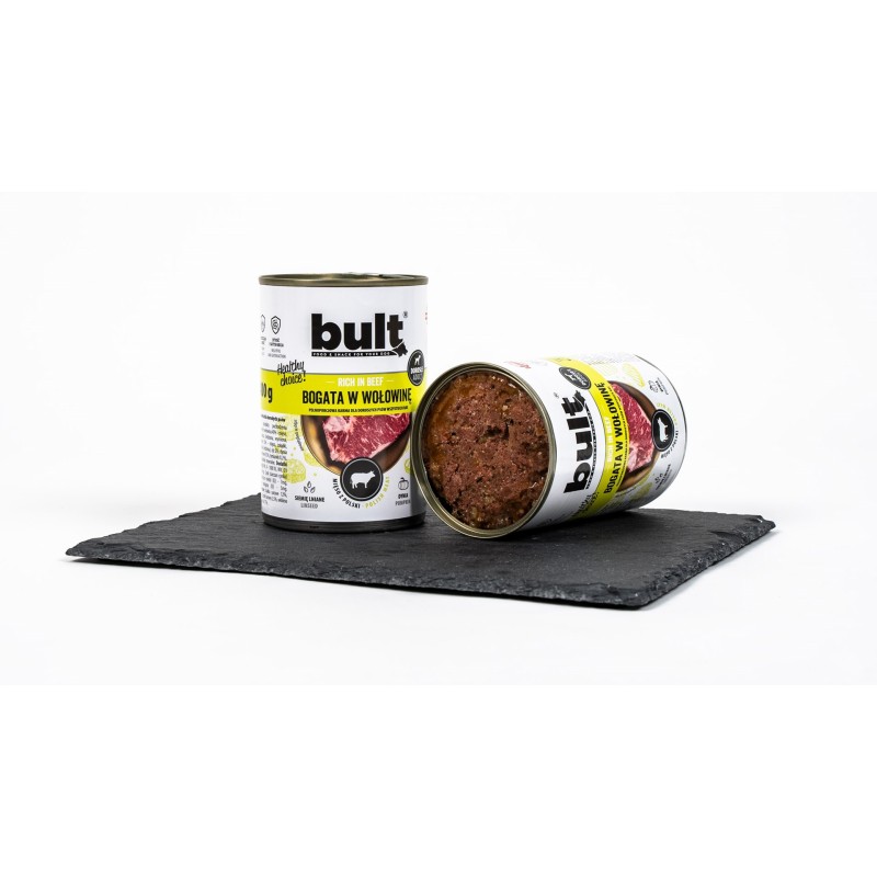 BULT Rich in beef  - Wet dog food - 800 g