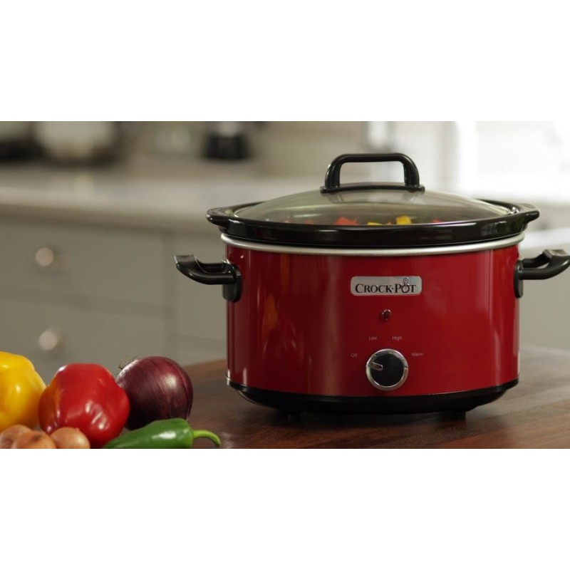 Crock-Pot SCV400RD slow cooker 3.5 L Black, Red Crock-Pot SCV400RD slow cooker 3.5 L Black, Red