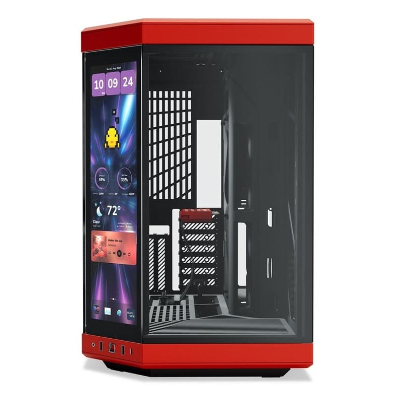 HYTE Y70 Touch Infinite Midi Tower Black, Cherry colour HYTE Y70 Touch Infinite Midi Tower Black, Cherry colour