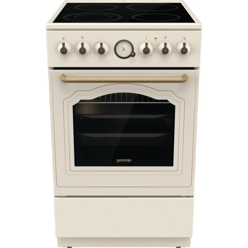 Gorenje GECS5B70CLI Freestanding cooker Electric Ceramic hob Ivory