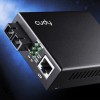 Cudy MC100SA-20 network media converter 100 Mbit/s 1310 nm Single-mode Black