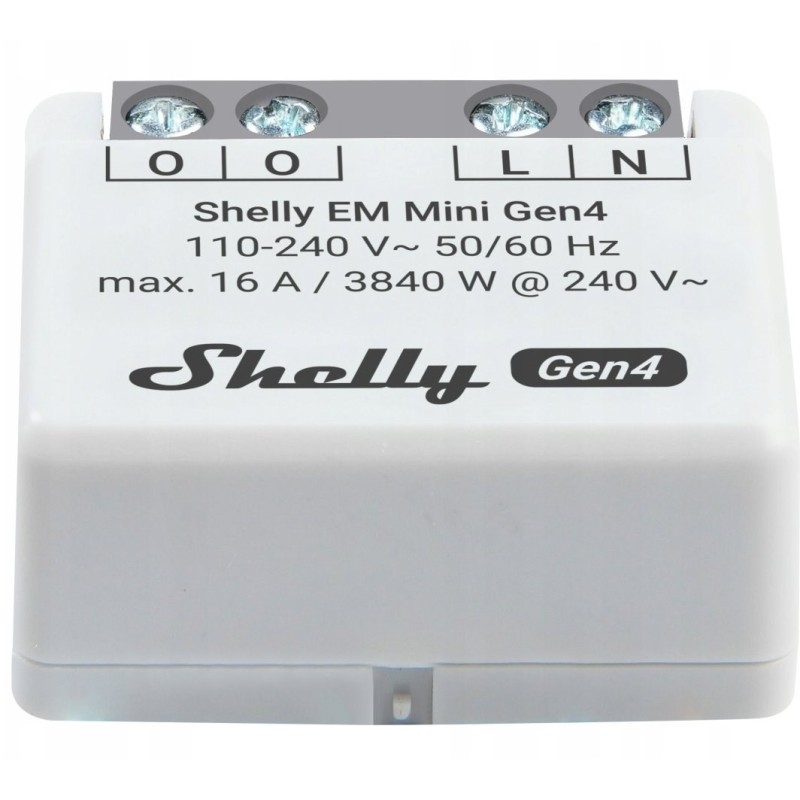 Shelly EM Mini Gen4 WiFi smart energy consumption monitor Shelly EM Mini Gen4 WiFi smart energy consumption monitor