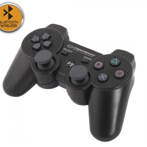 Esperanza EGG109K Gaming Controller Black Bluetooth Joystick Analogue Playstation 3