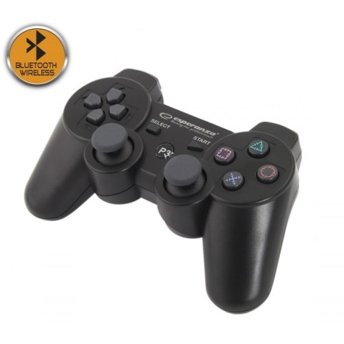 Esperanza EGG109K Gaming Controller Black Bluetooth Joystick Analogue Playstation 3 Esperanza EGG109K Gaming Controller Black Bluetooth Joystick Analogue Playstation 3