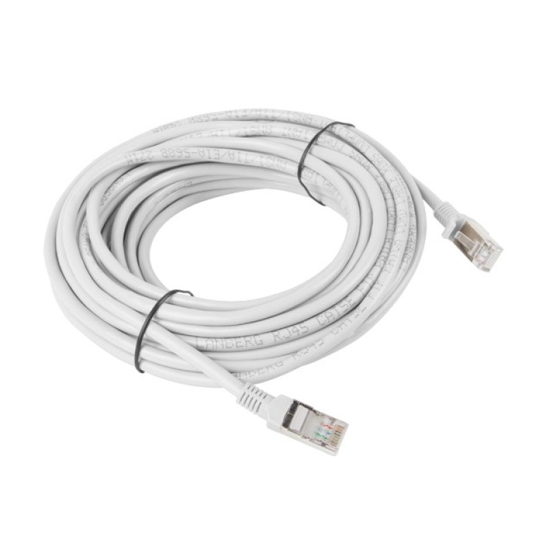 Lanberg Patchcord RJ45, cat. 6, UTP, 10m, grey Lanberg Patchcord RJ45, cat. 6, UTP, 10m, grey