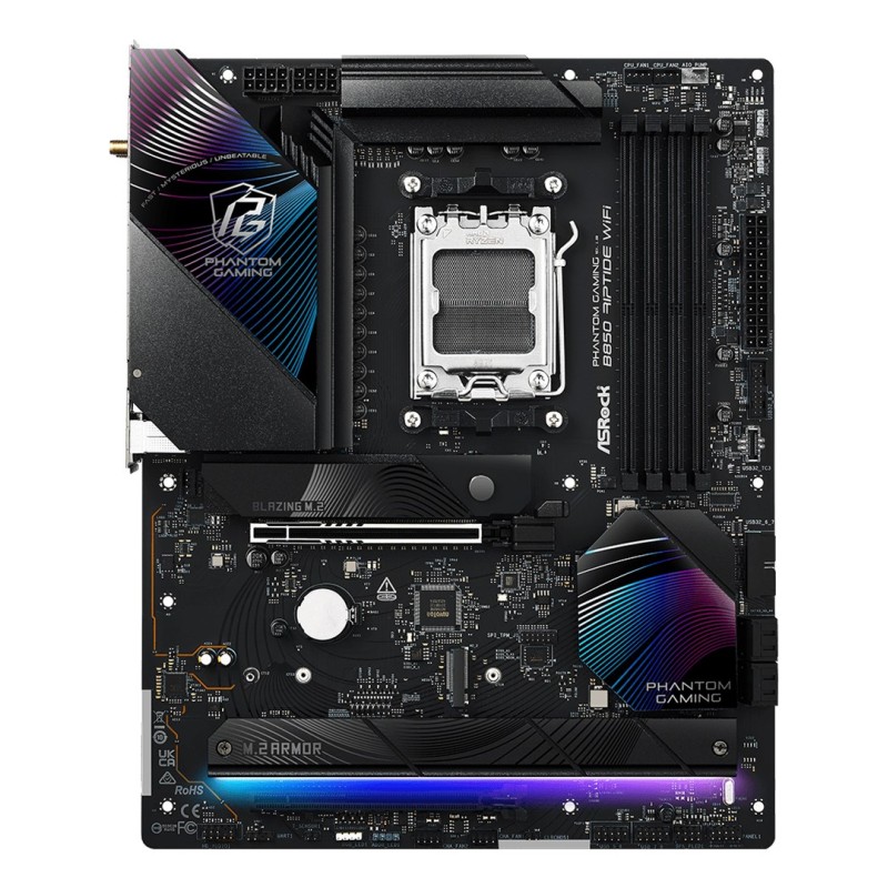 Asrock Phantom Gaming B850 Riptide WiFi AMD B850 Socket AM5 ATX Asrock Phantom Gaming B850 Riptide WiFi AMD B850 Socket AM5 ATX