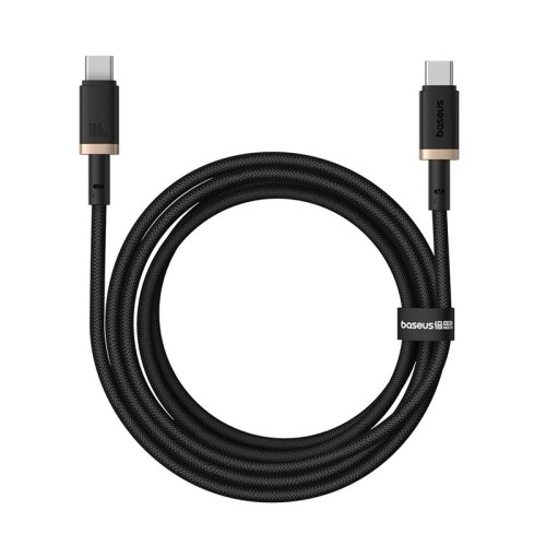 Baseus Dura Type C to Type C 100 W fast charging cable 2 m Black, Gold