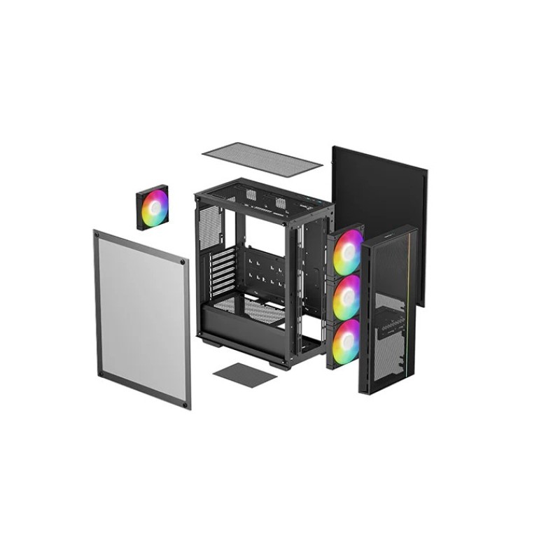 DeepCool MATREXX 55 MESH V4 C Midi Tower Black DeepCool MATREXX 55 MESH V4 C Midi Tower Black